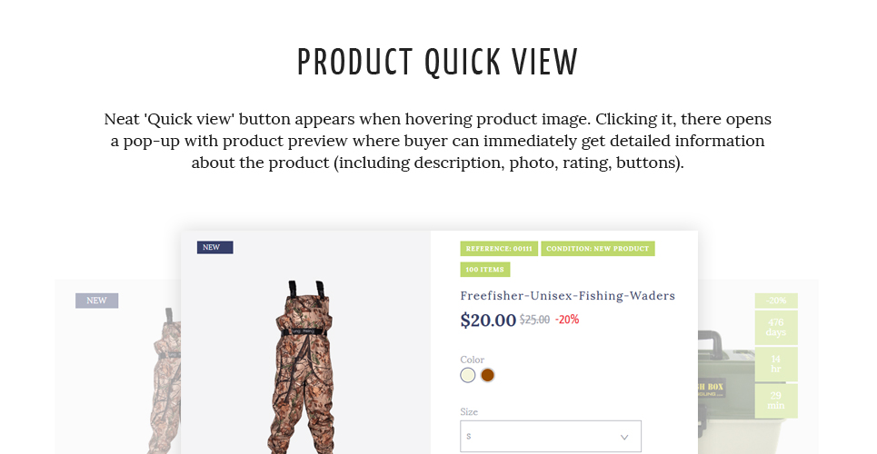 рыболовное снаряжение prestashop тема