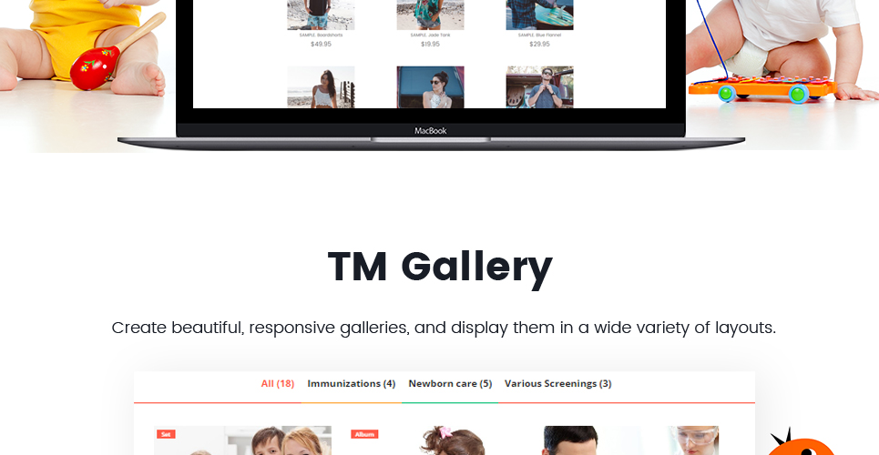 детская клиника wordpress тема