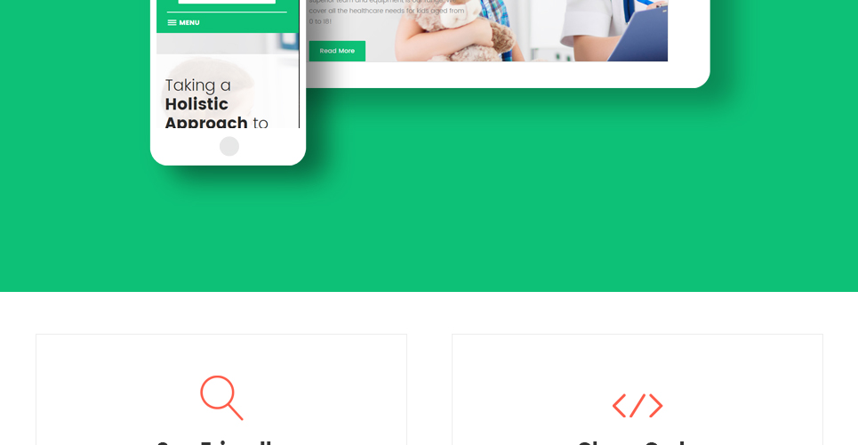 детская клиника wordpress тема