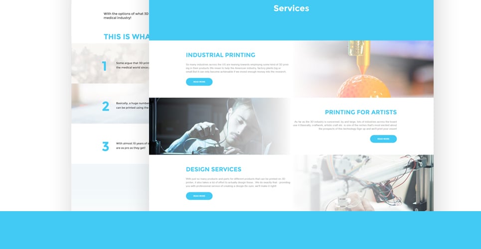 3d услуги печати wordpress тема
