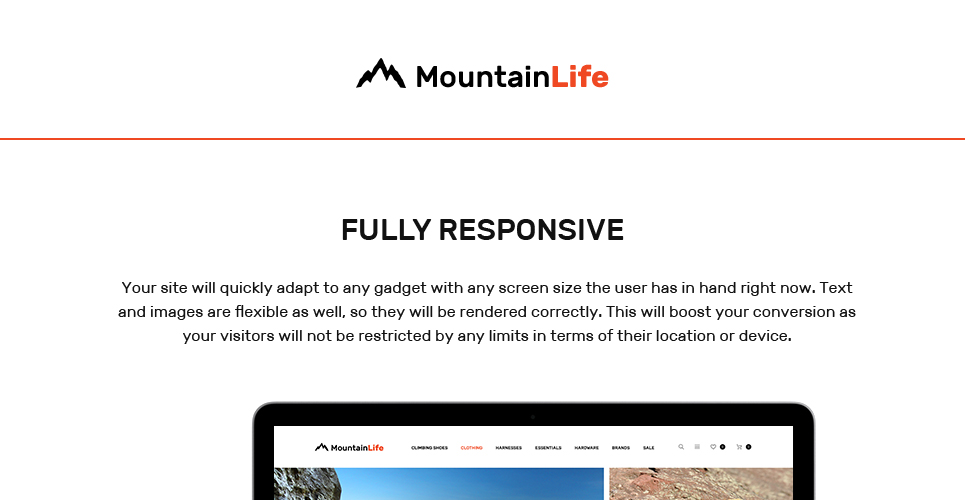 climber's gear magento theme