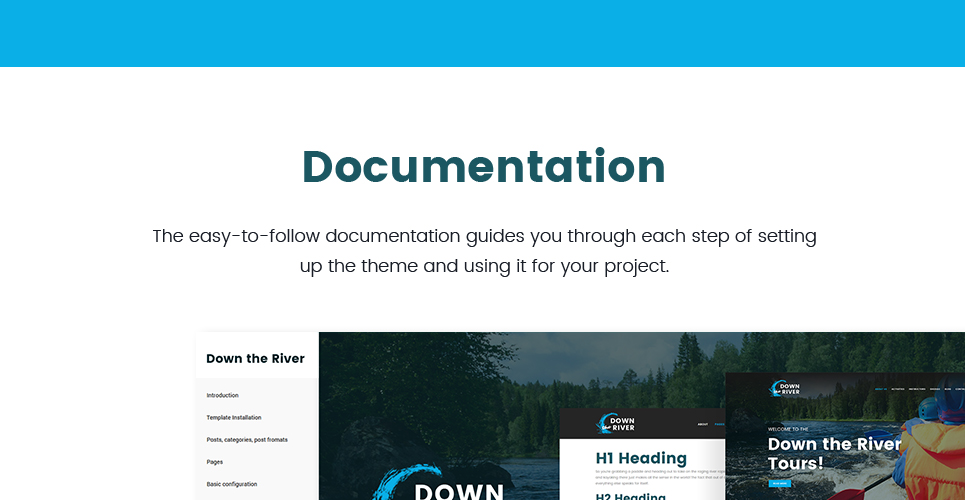 рафтинг и каякинг wordpress тема
