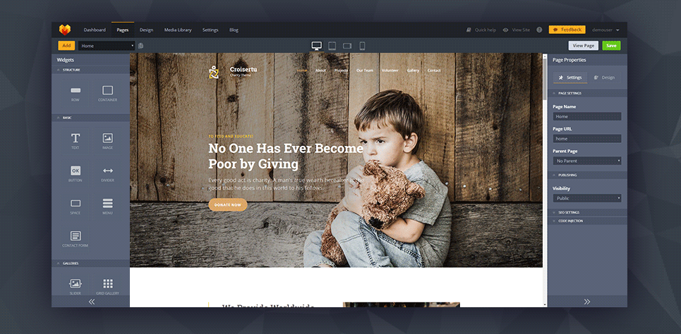 премиум шаблон moto cms 3