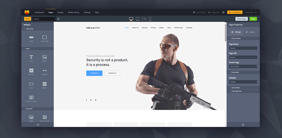 премиум шаблон moto cms 3