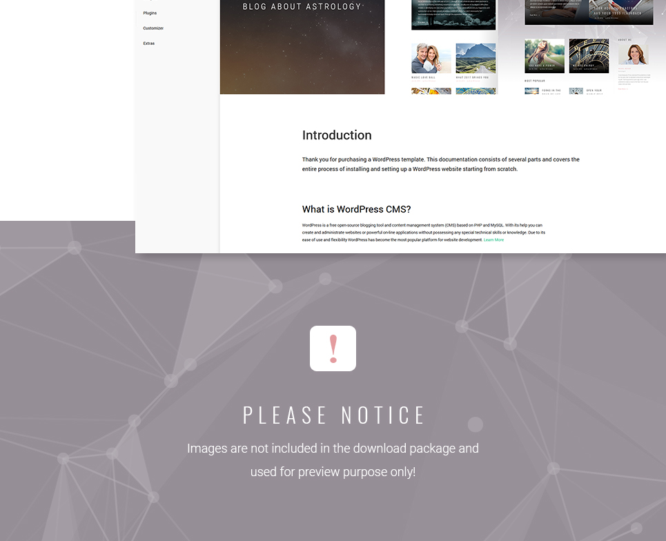 астрология блог wordpress тема