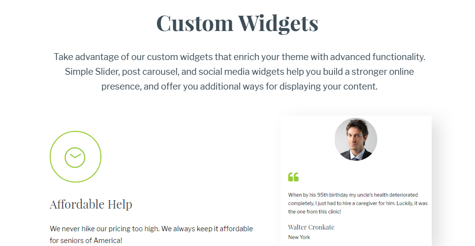 тема wordpress senior care