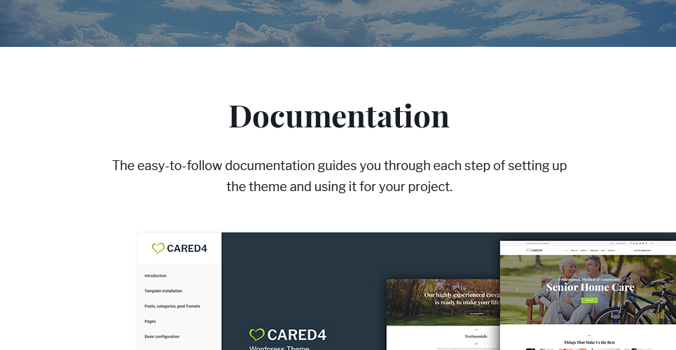 тема wordpress senior care