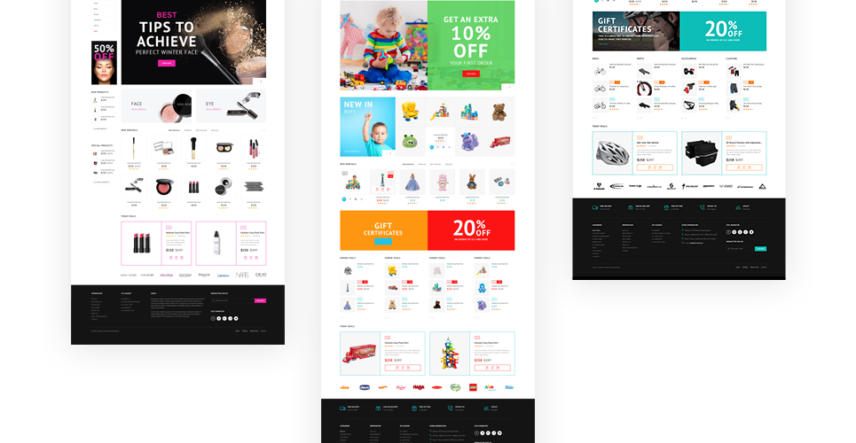 многоцелевая тема prestashop