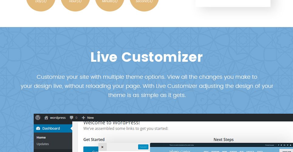 тема wordpress исламский центр