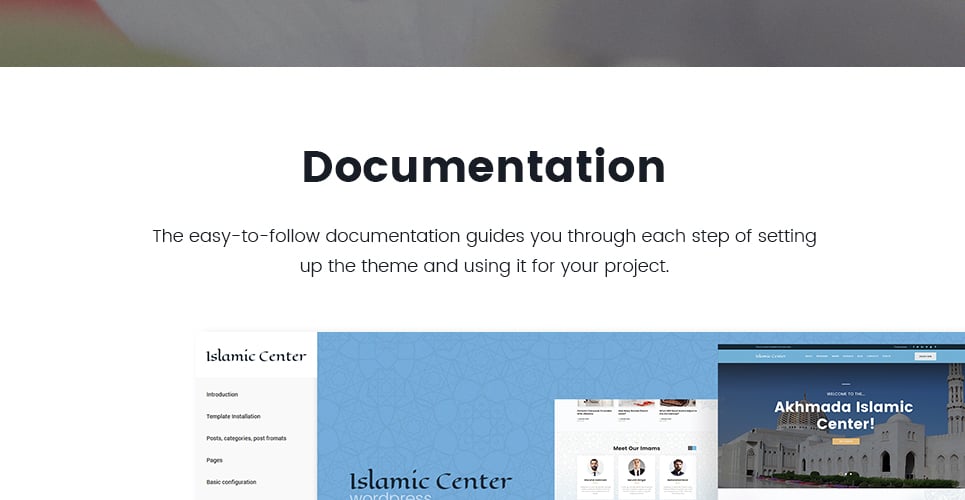 тема wordpress исламский центр