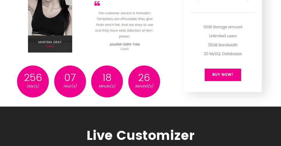 running club & coaching wordpress тема