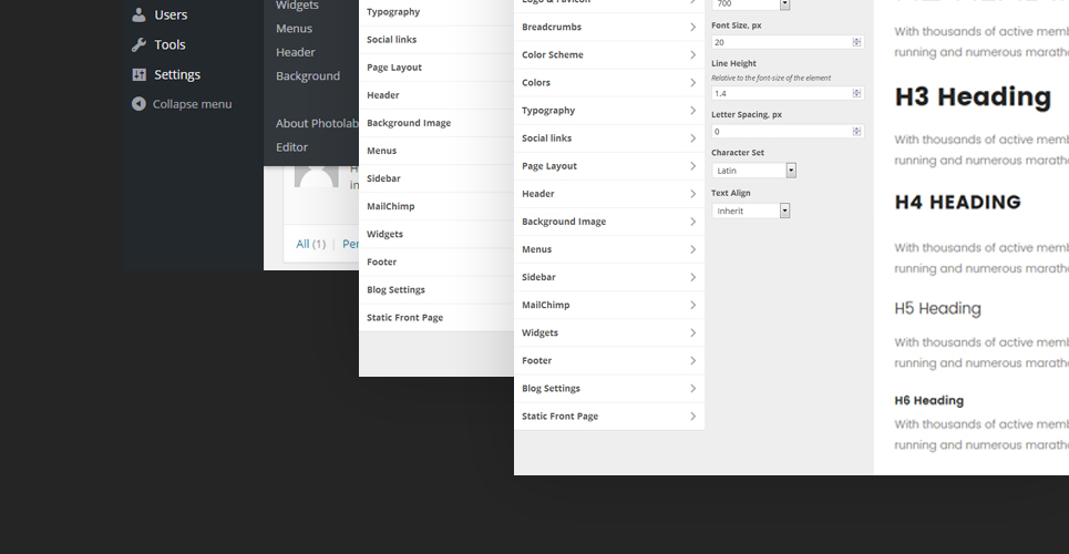running club & coaching wordpress тема