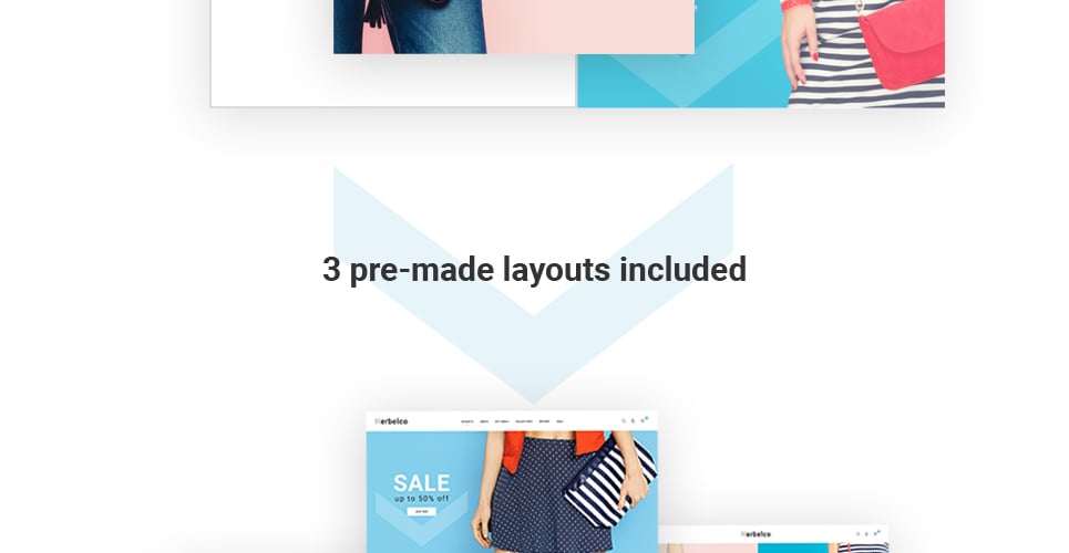 тема магазина сумок prestashop