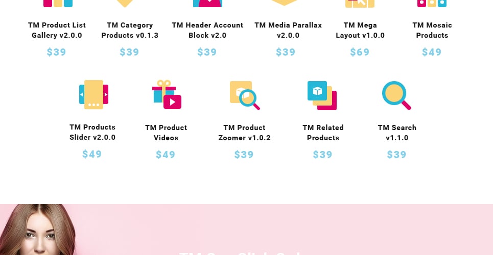 тема магазина сумок prestashop