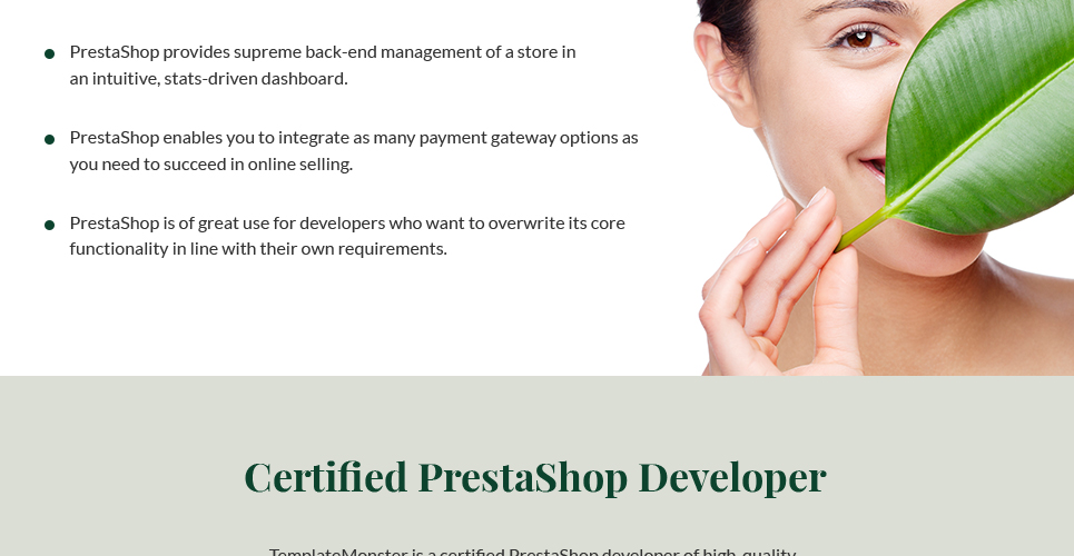магазин косметики prestashop тема