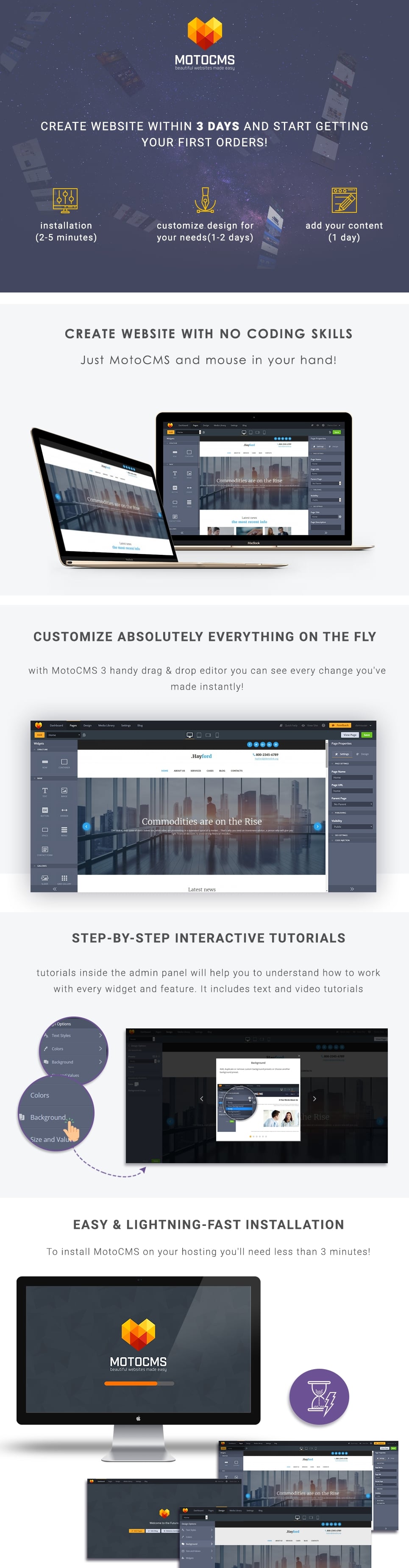 шаблон investment consulting moto cms 3