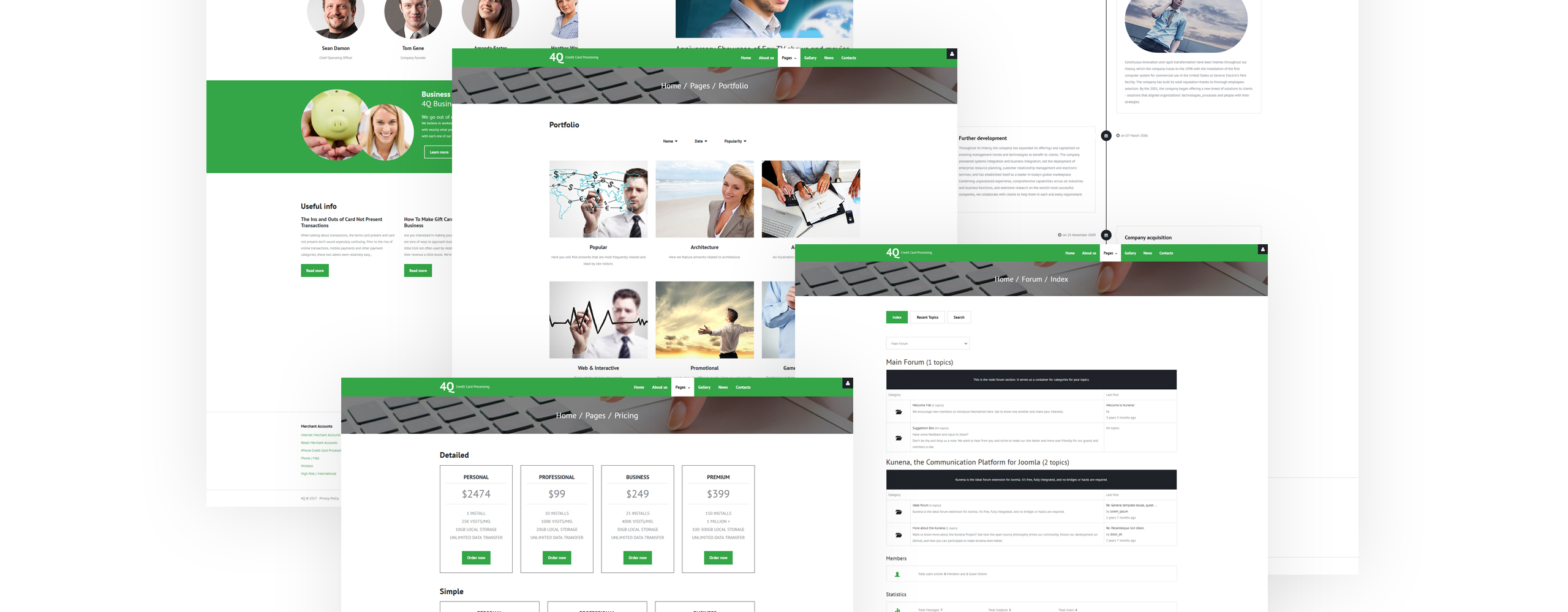 банк отзывчивый шаблон joomla