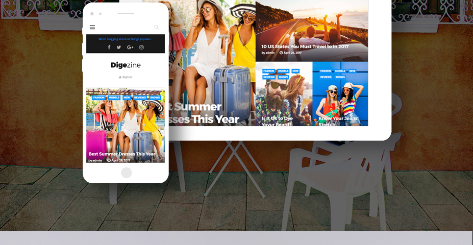 новостной журнал wordpress тема