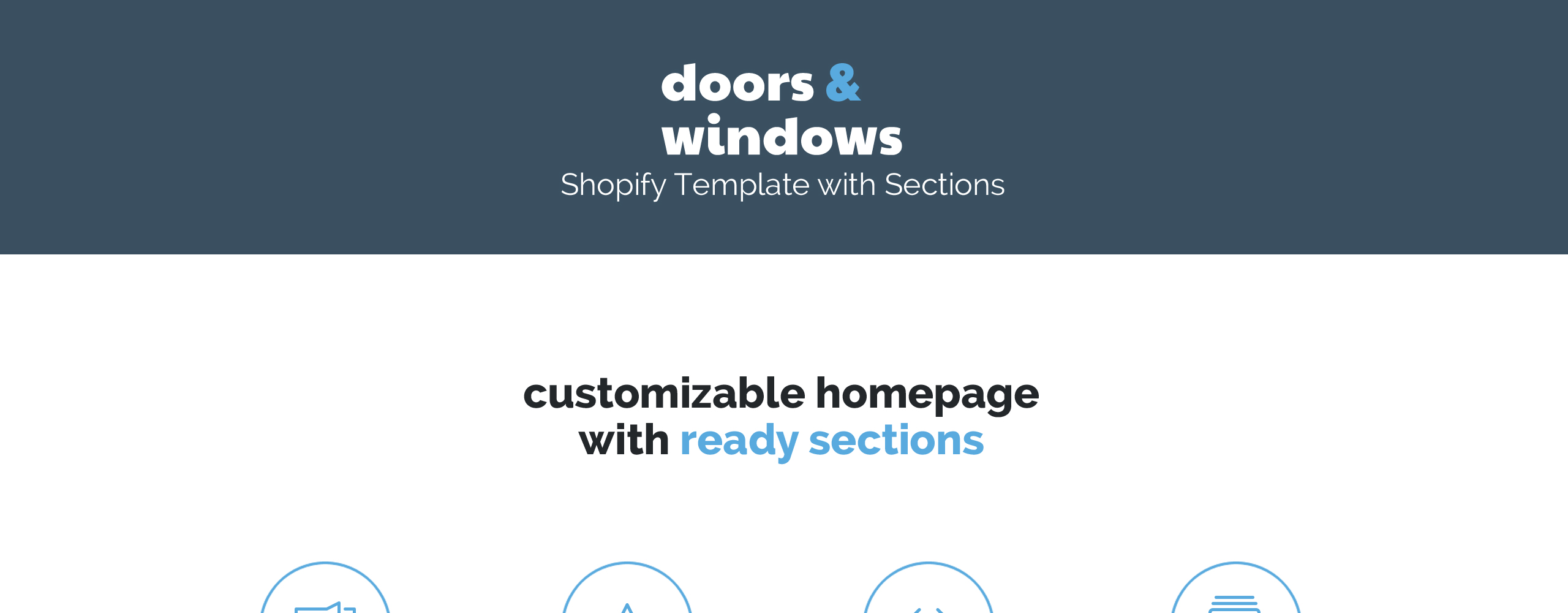 окно отзывчивой темы shopify