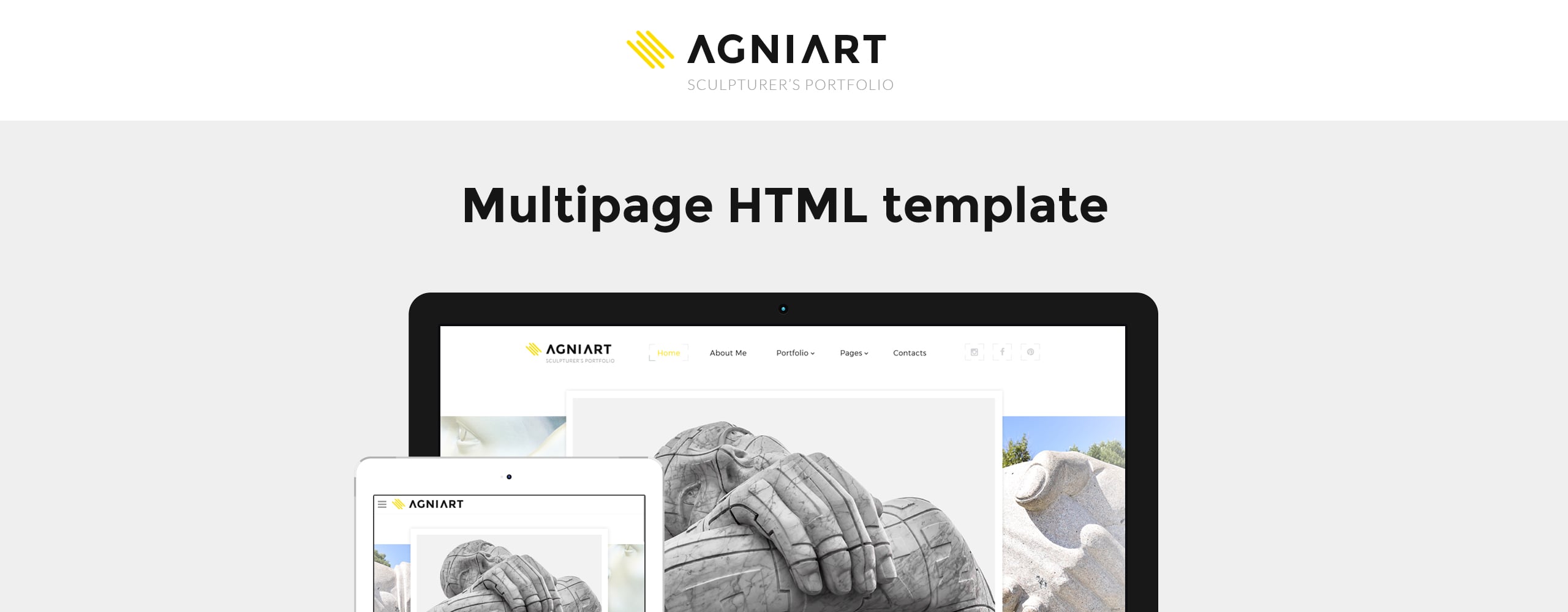 agniart скульптор фотогалерея шаблон сайта