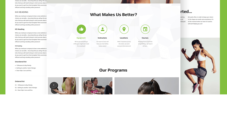 тема crossfit wordpress