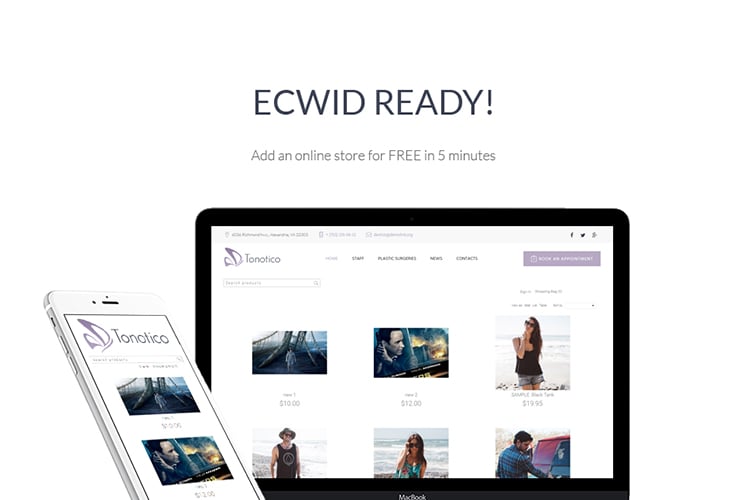 отзывчивая тема wordpress клиники пластической хирургии