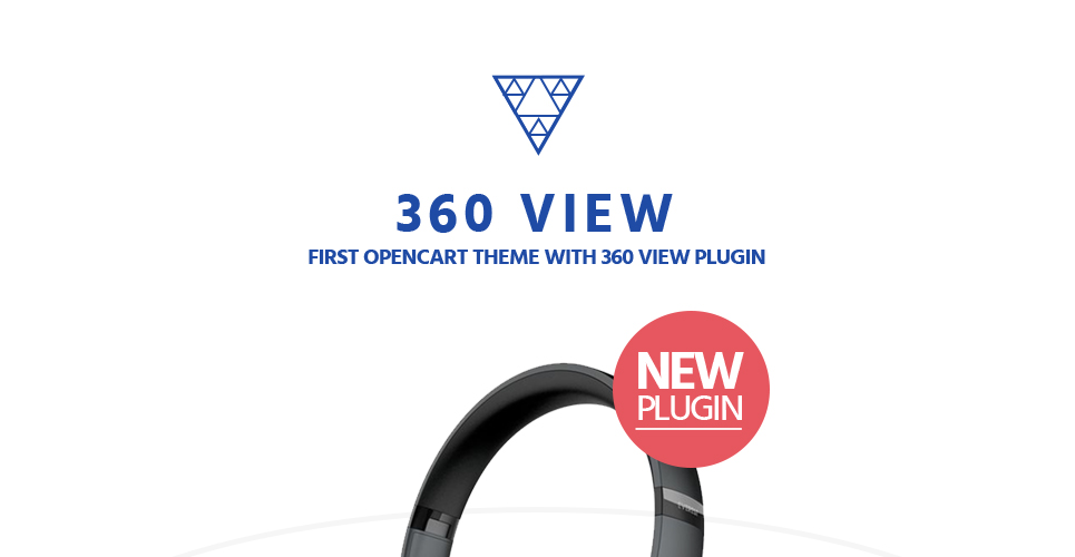 аудиомагазин с плагином 360 view шаблон opencart