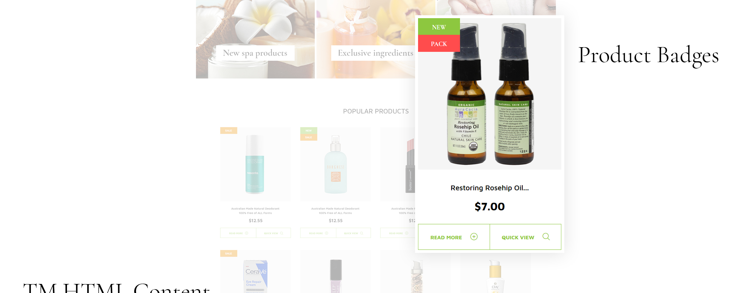 тема cosmettele prestashop