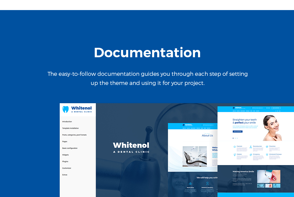 стоматология клиника отзывчивая тема wordpress