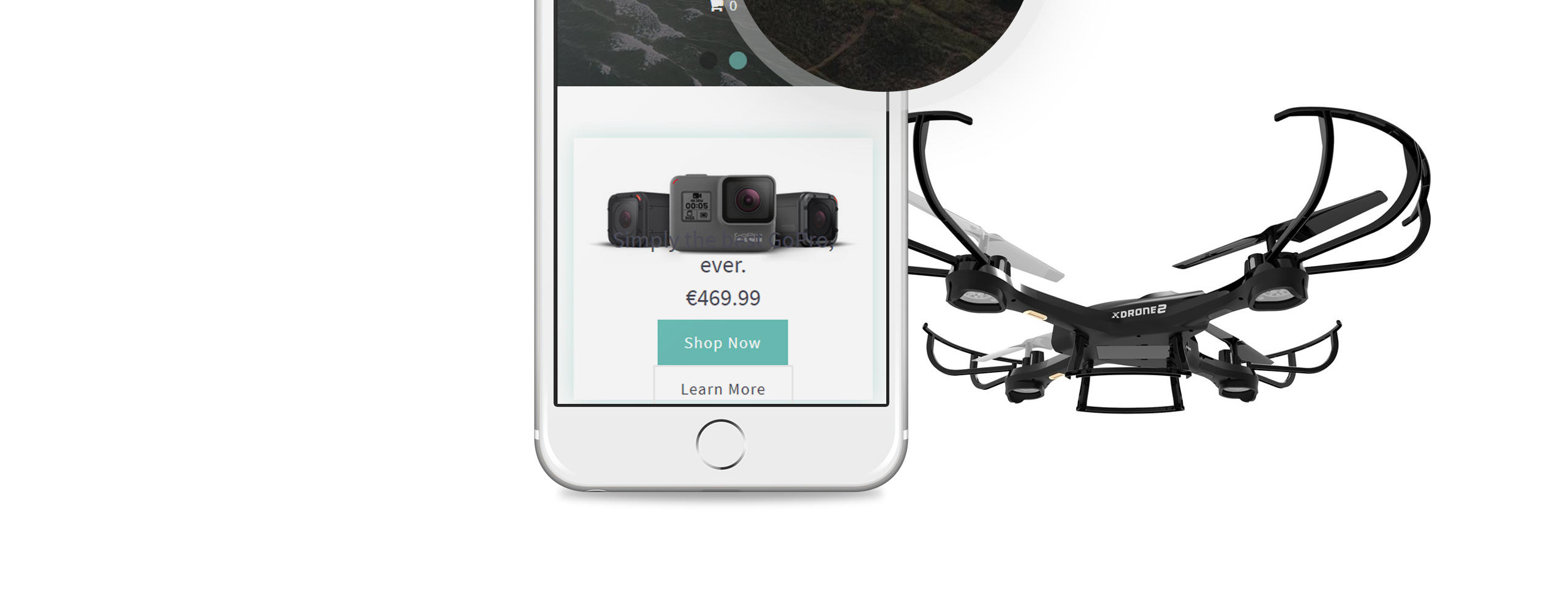 drone shop shopify тема