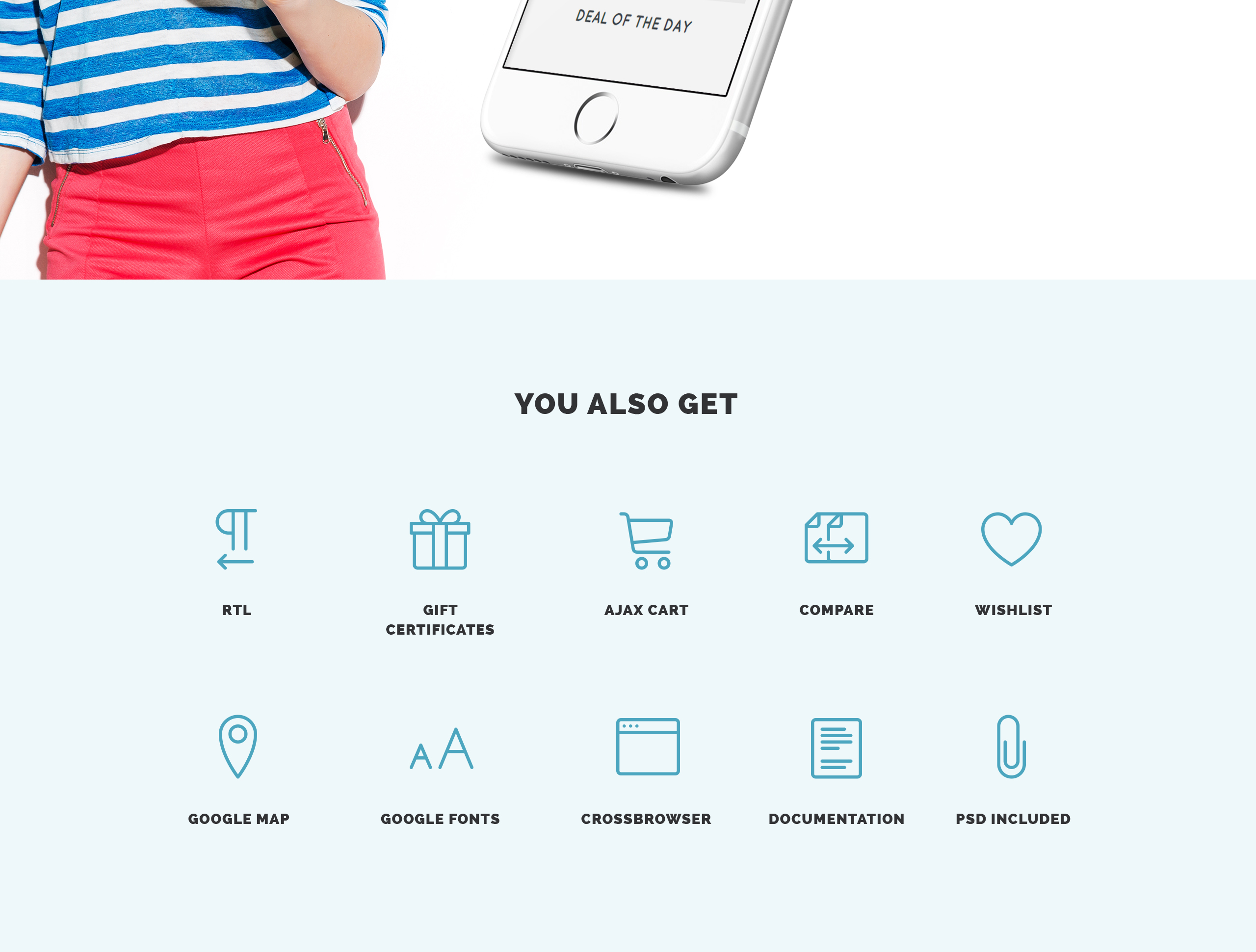 адаптивный шаблон opencart для одежды