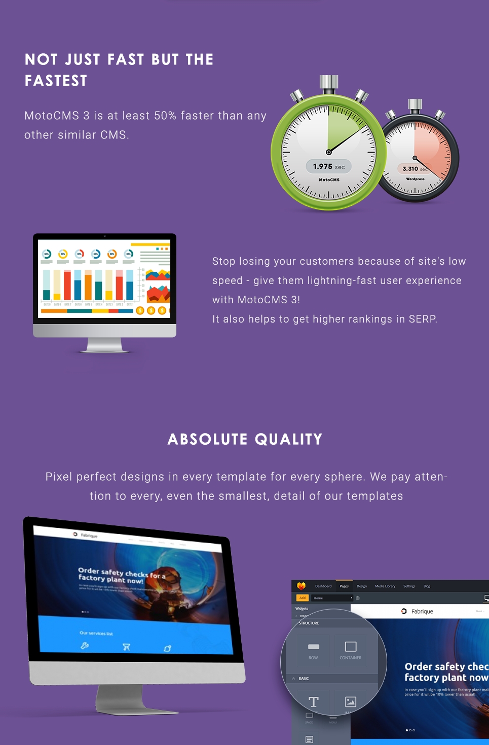шаблон industrial web moto cms 3