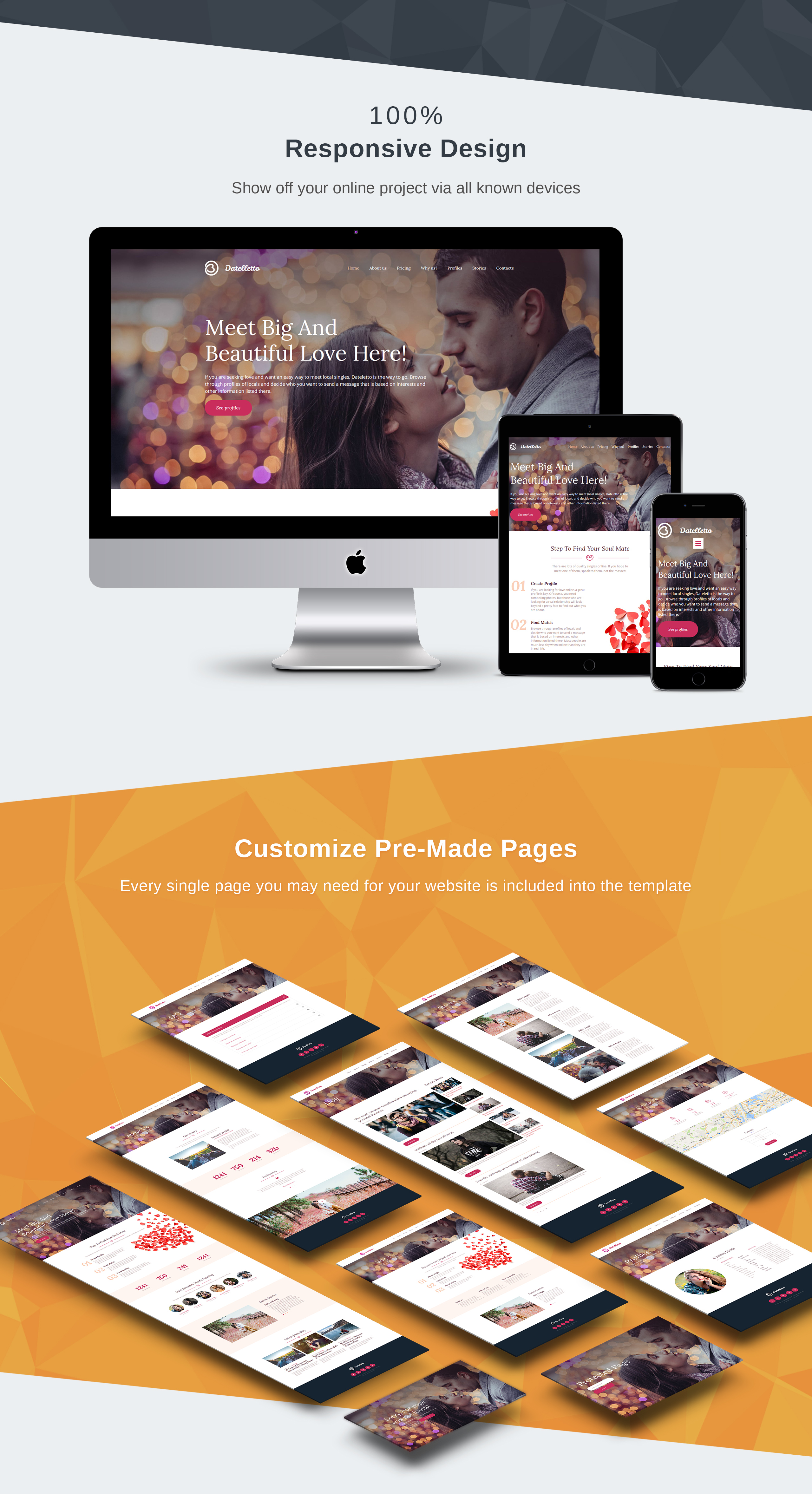dating premium moto cms 3 шаблон