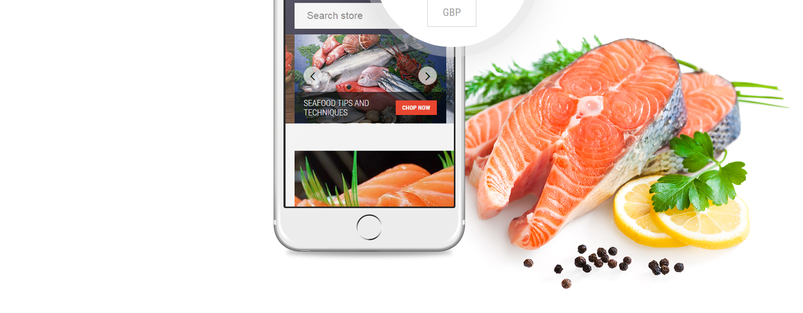 seafood restaurant отзывчивая тема shopify