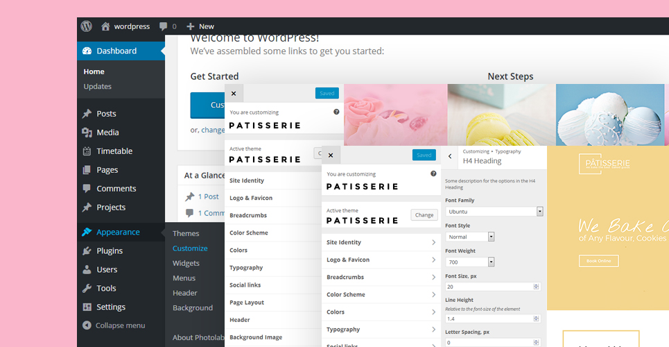 cakery отзывчивая тема wordpress