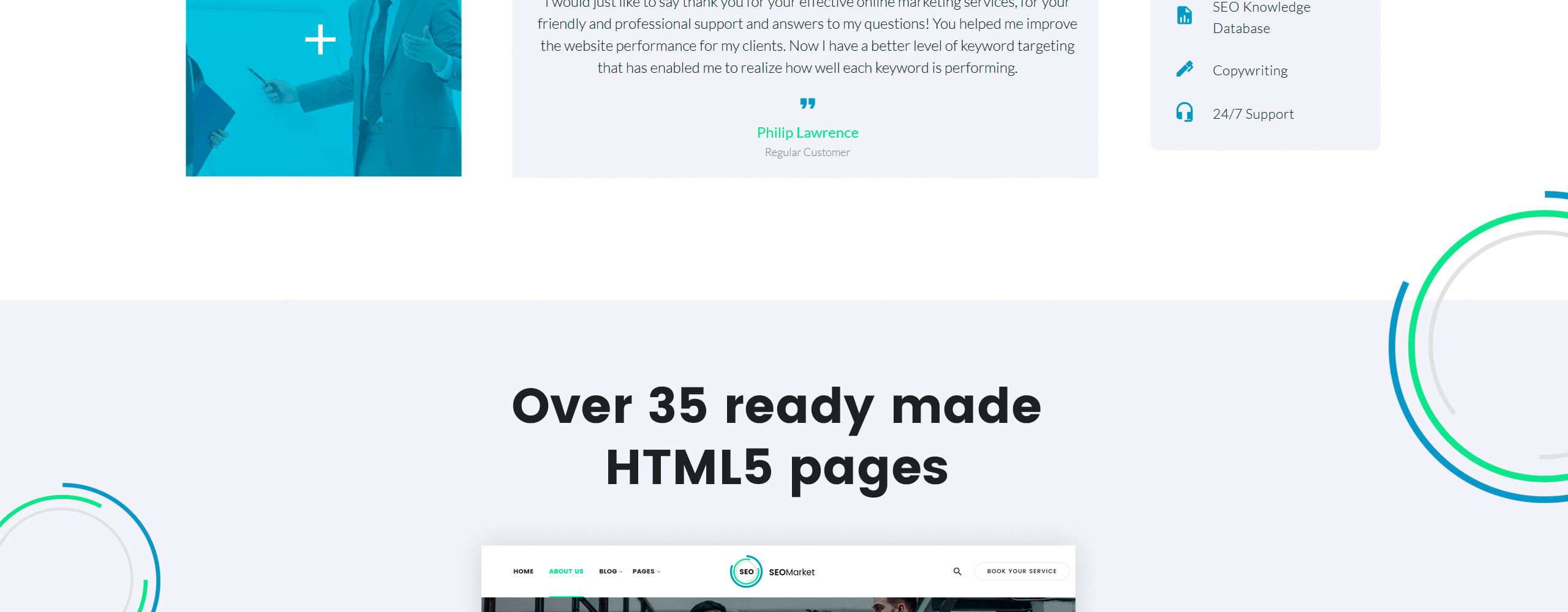 шаблон сайта seo & marketing agency