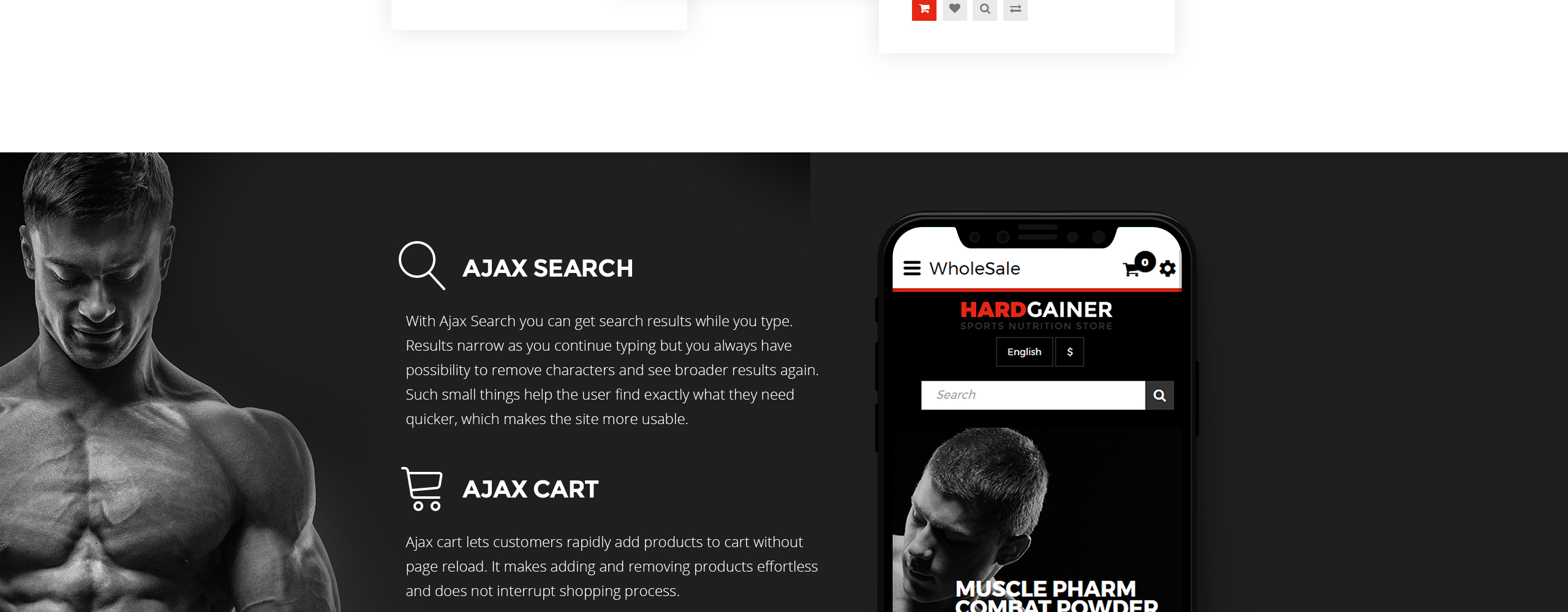 спортивный адаптивный шаблон opencart