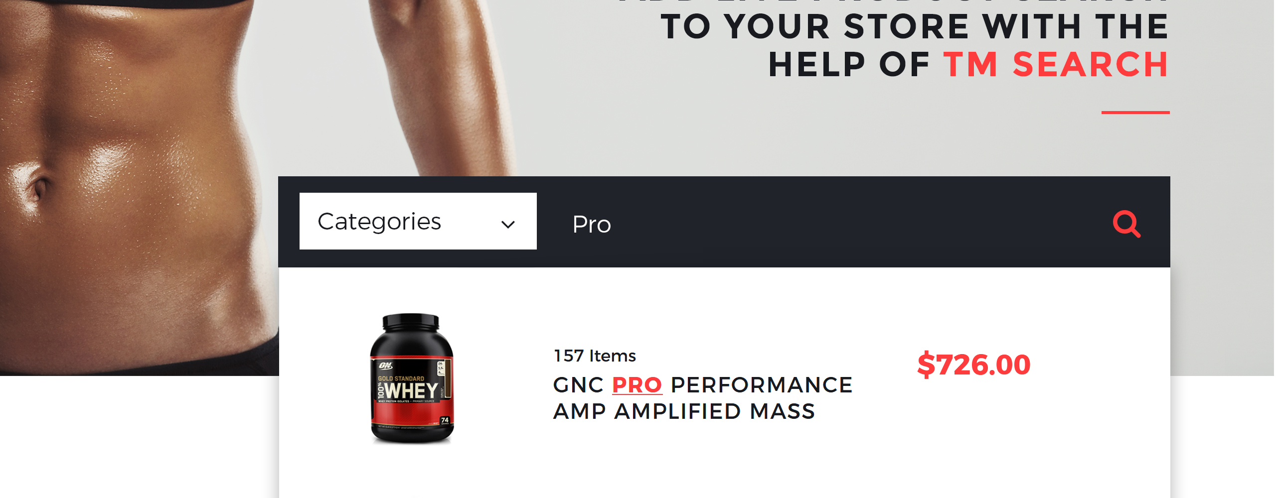тема спортивного питания prestashop