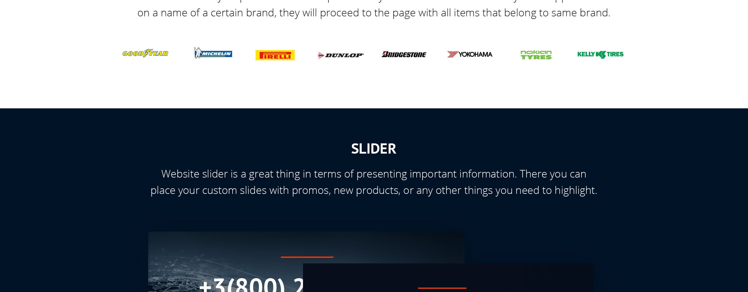 адаптивный шаблон opencart wheels &amp; tires responsive
