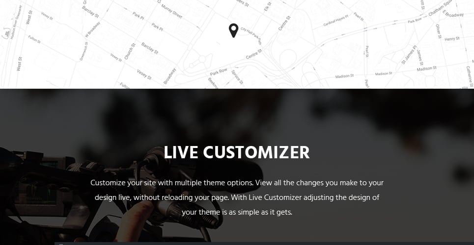 видеограф отзывчивая тема wordpress