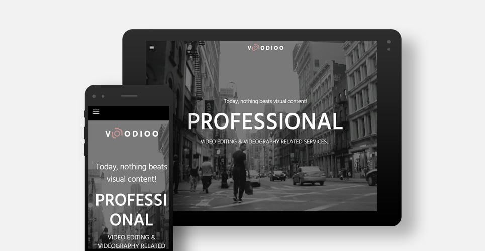 видеограф отзывчивая тема wordpress