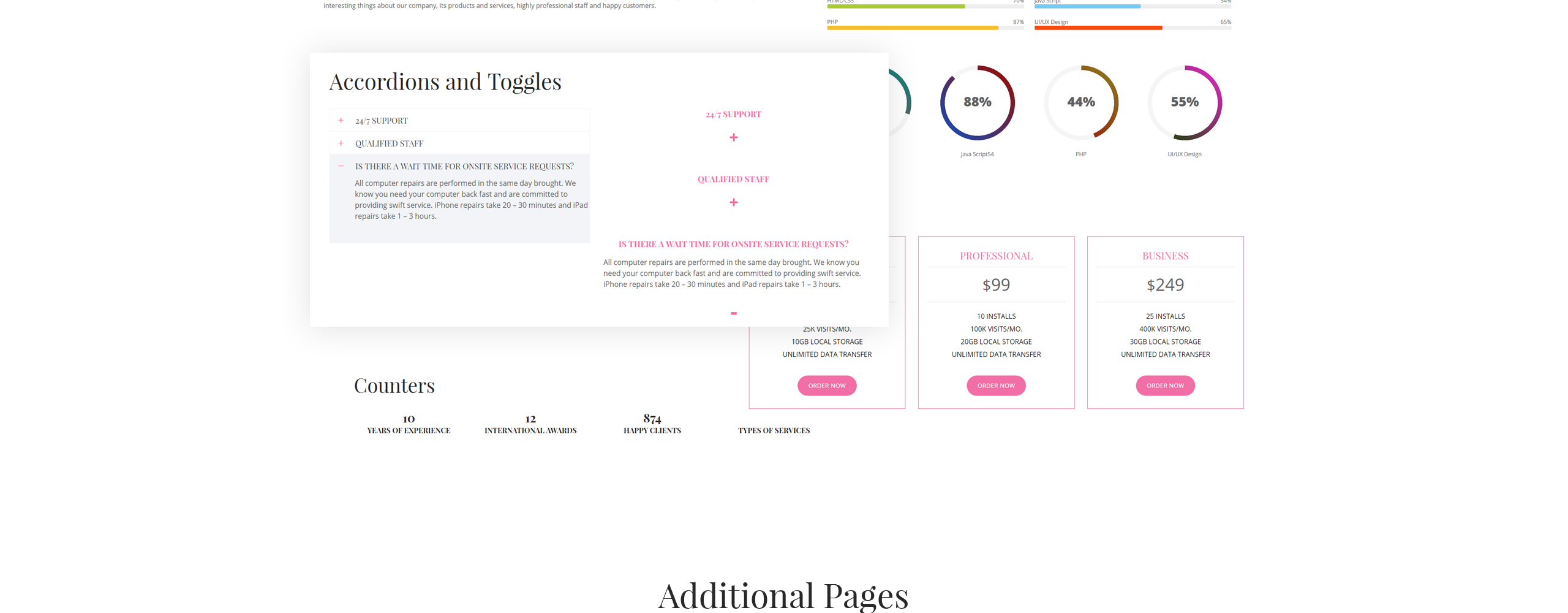 красота отзывчивый шаблон joomla