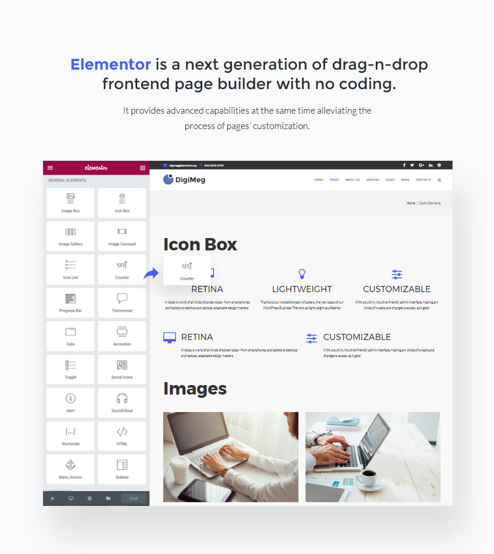 коммуникационное агентство wordpress тема