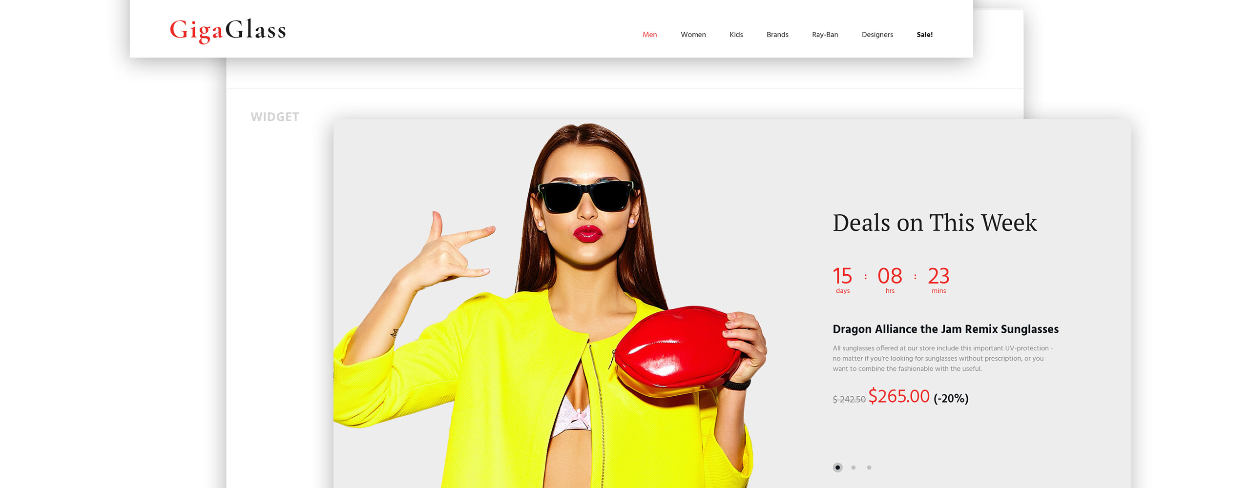 тема gigaglass prestashop