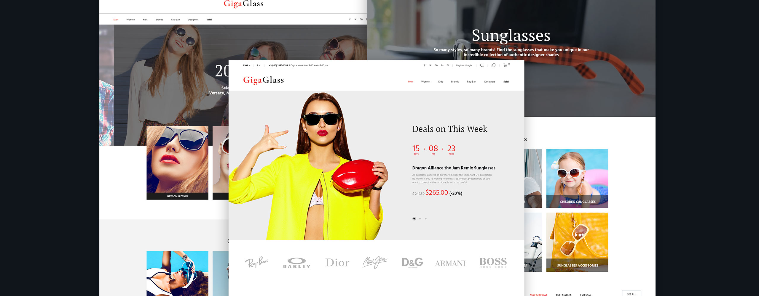 тема gigaglass prestashop