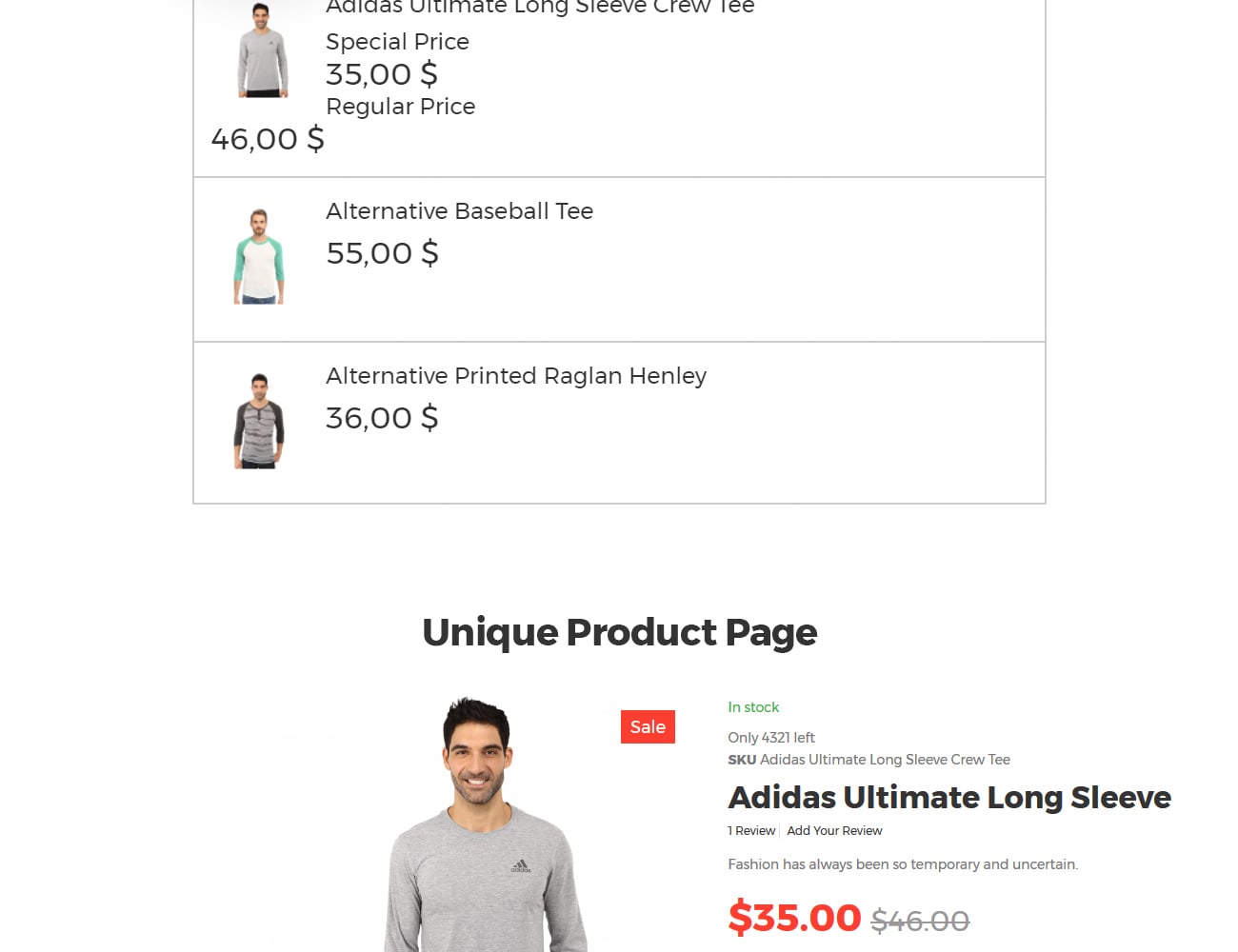 модный магазин magento theme