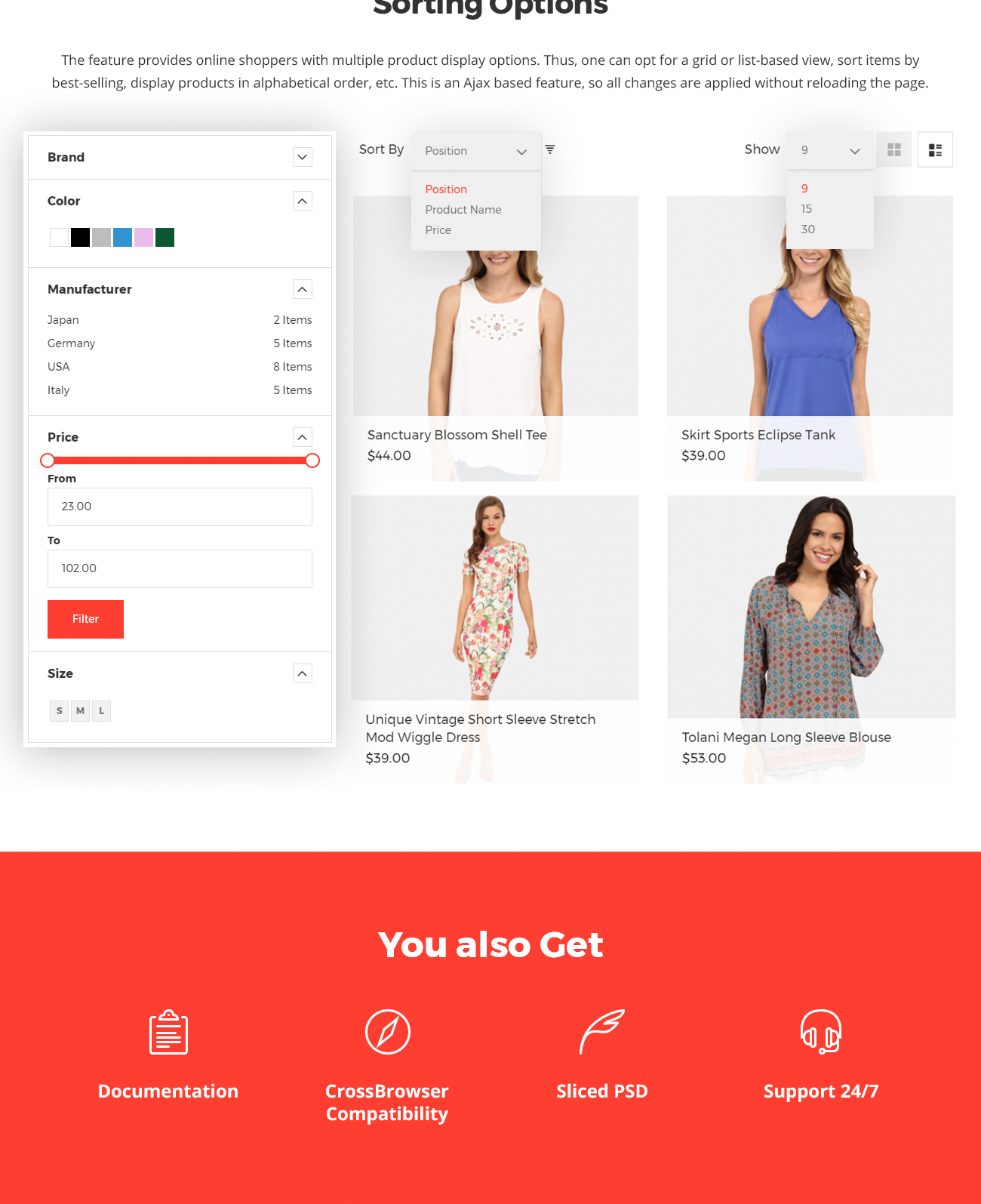 модный магазин magento theme