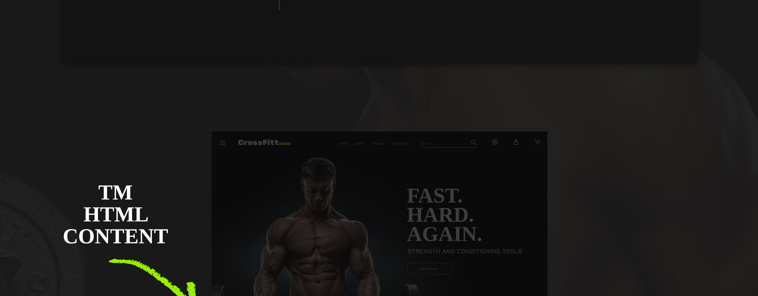 тема crossfitt store prestashop