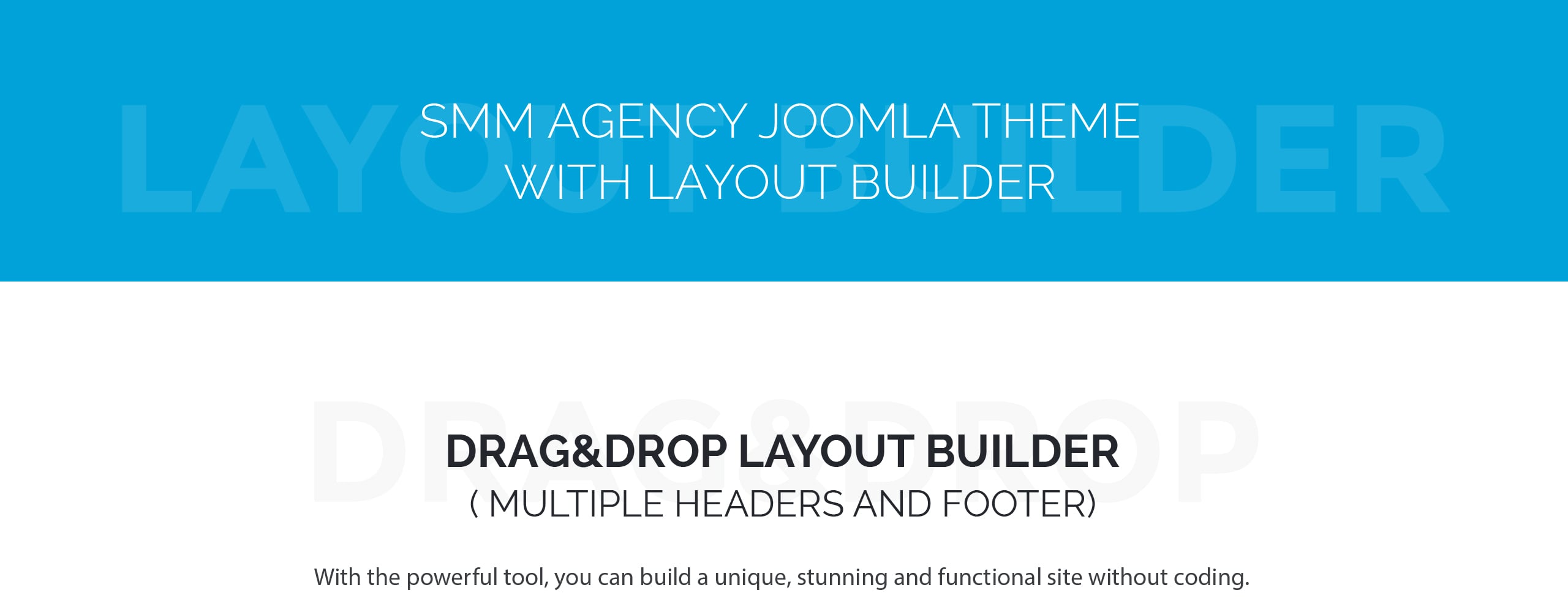 шаблон smm агентства joomla