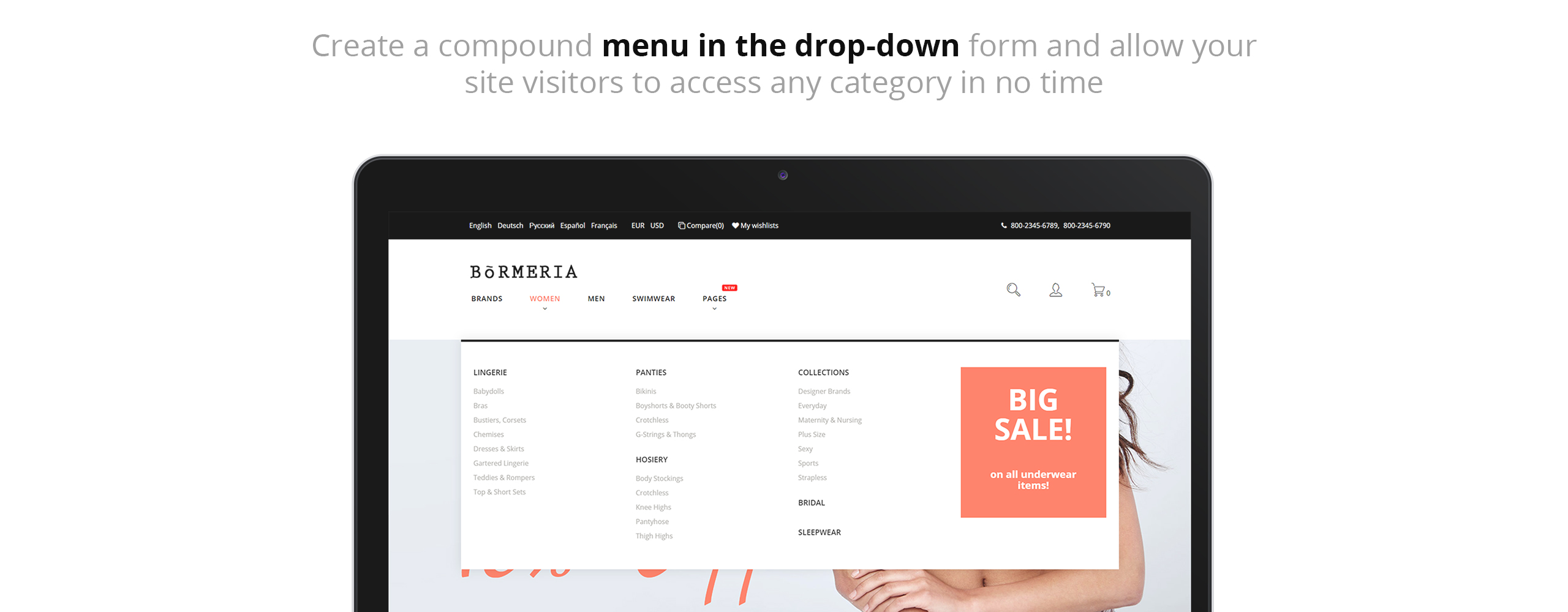тема bormeria prestashop